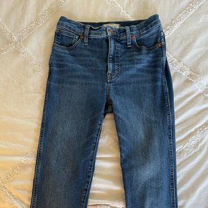 EUC MADEWELL 10" High-Rise Skinny Jeans in Bradshaw Wash